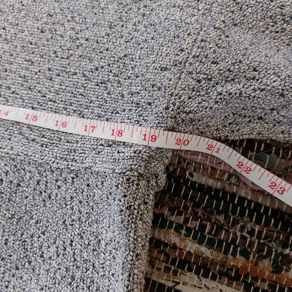 J. Jill Pure Jill Heathered Purple Kimono Sleeve Boxy Lightweight Sweater Top - Picture 10 of 15